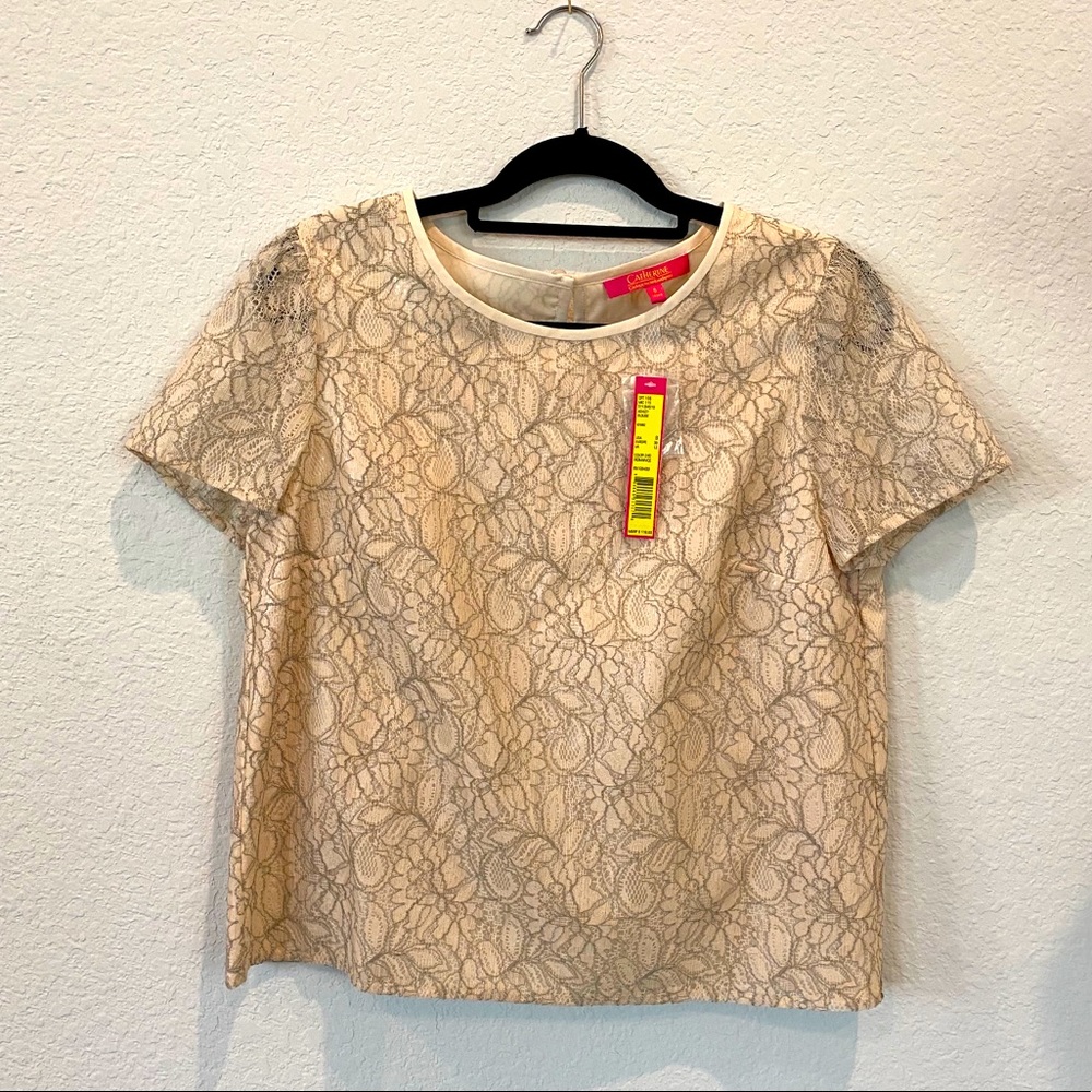 NWT! Beautiful Catherine Malandrino Blouse